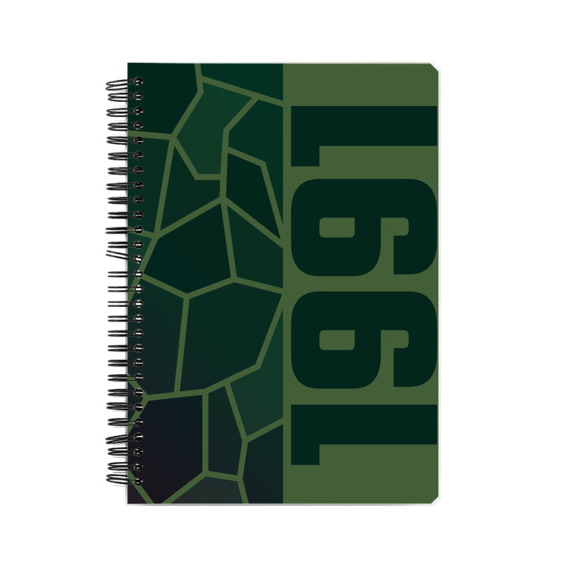 1991 Year Notebook (Olive Green)
