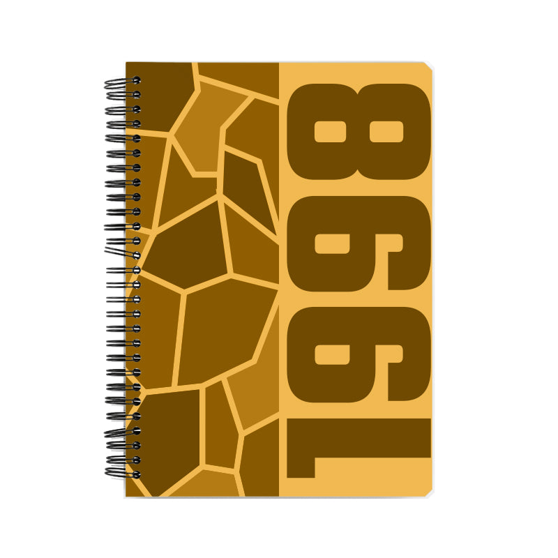 1998 Year Notebook (Golden Yellow)