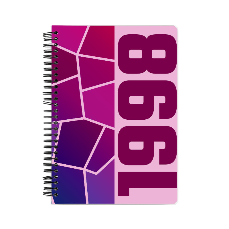1998 Year Notebook (Light Pink)
