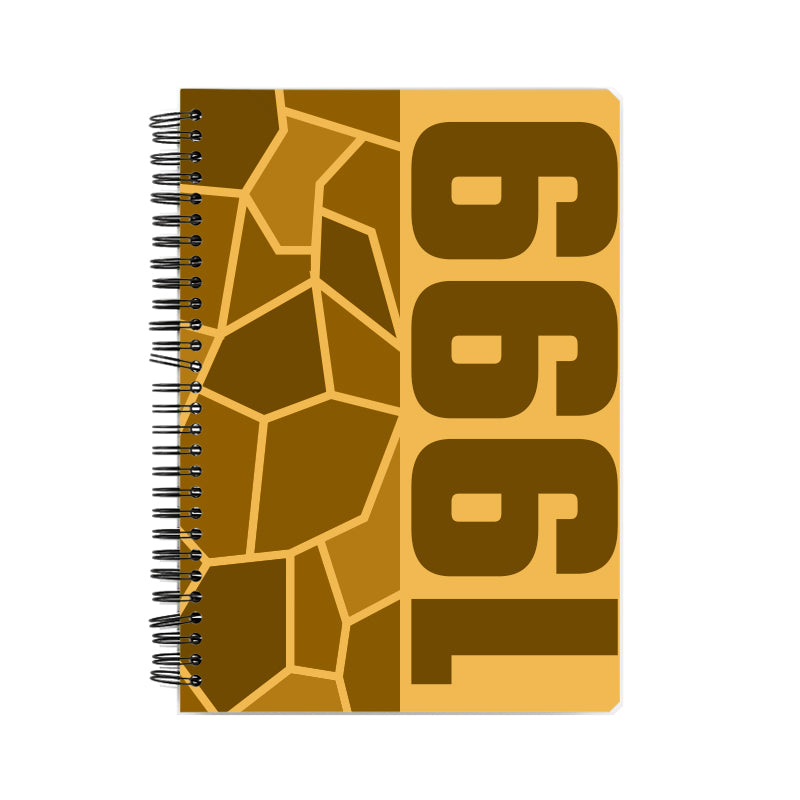 1999 Year Notebook (Golden Yellow)