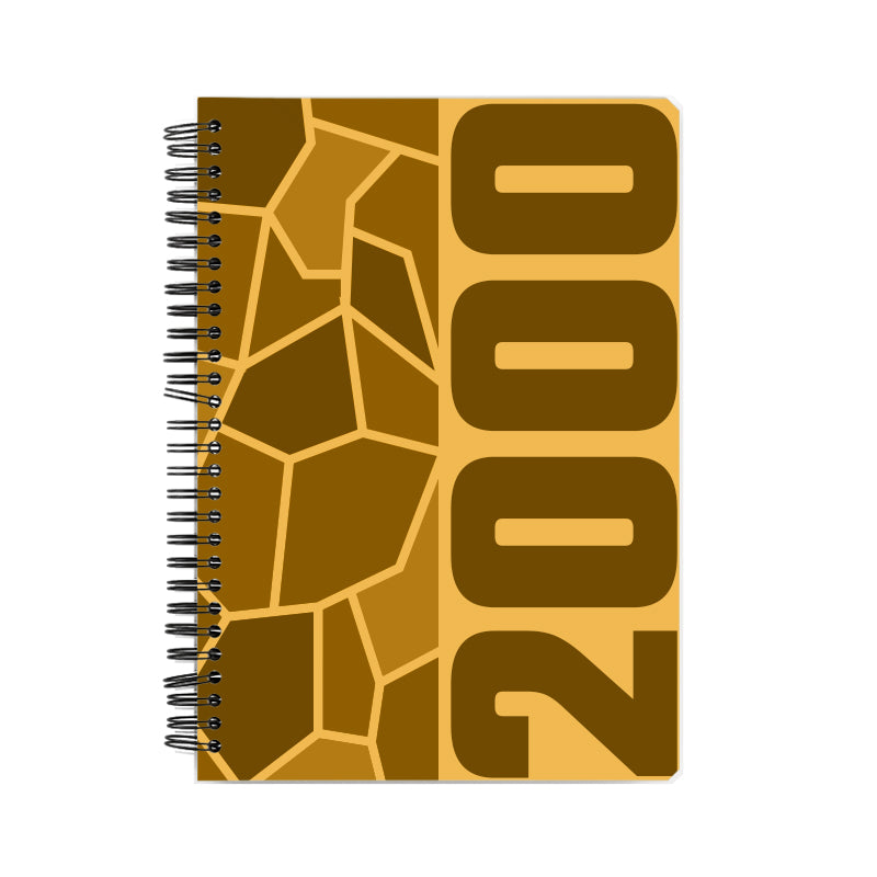 2000 Year Notebook (Golden Yellow)