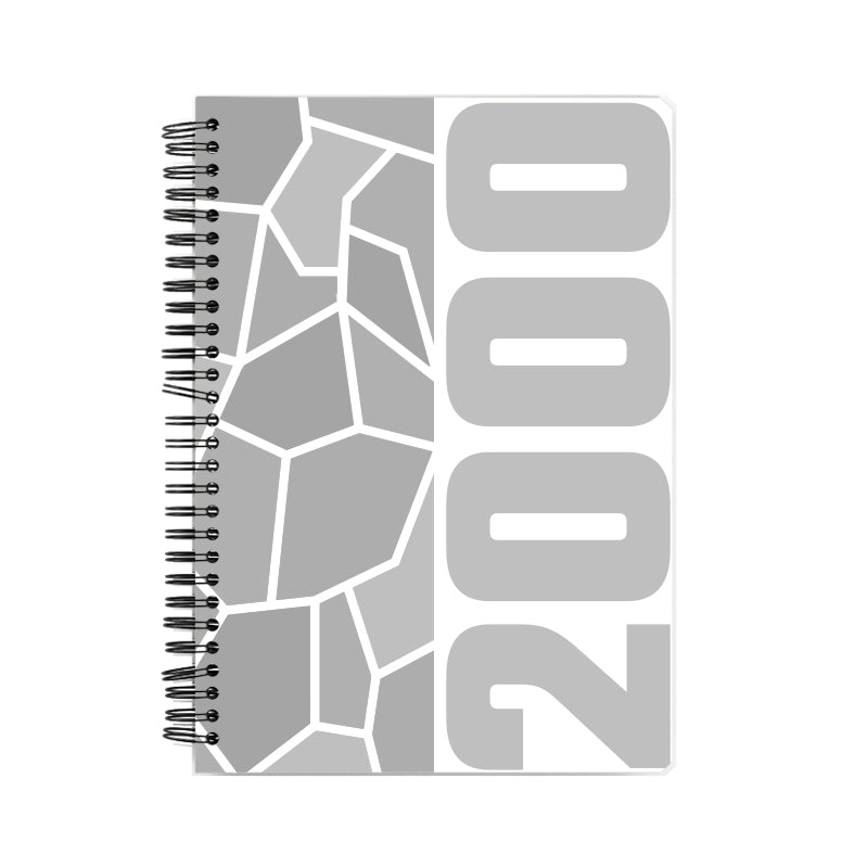 2000 Year Notebook (White)