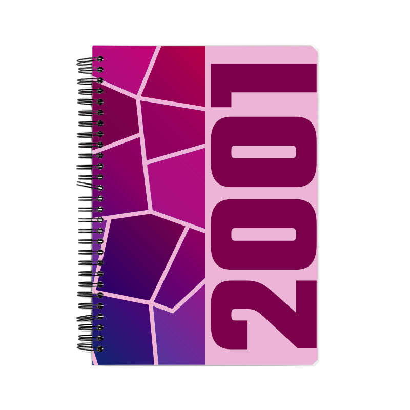 2001 Year Notebook (Light Pink)