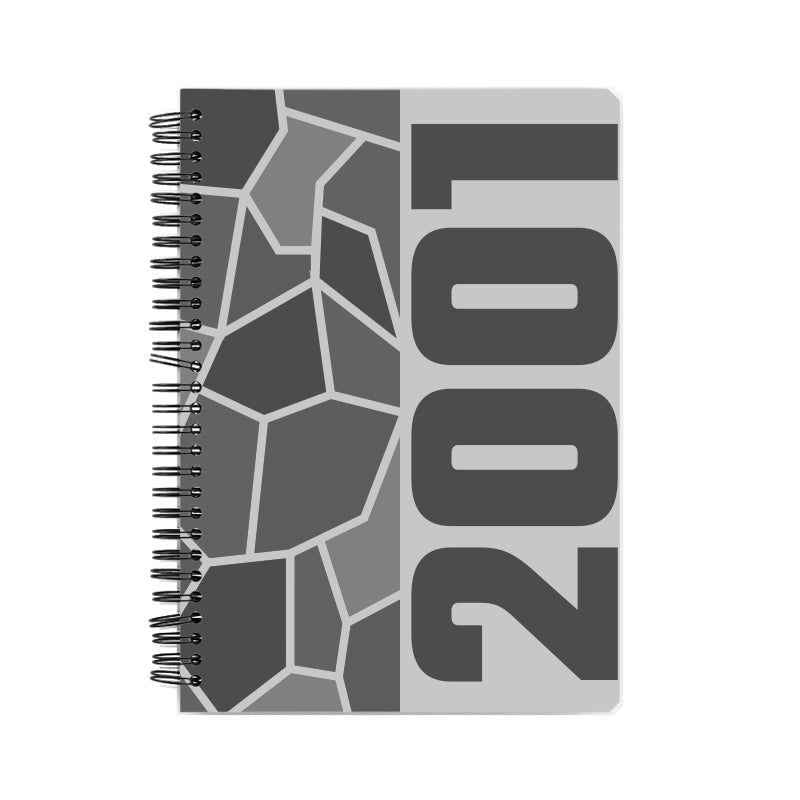 2001 Year Notebook (Melange Grey)