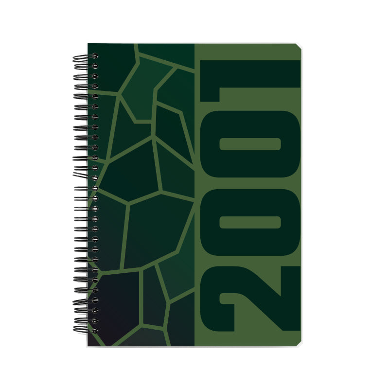 2001 Year Notebook (Olive Green)