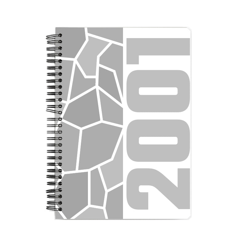 2001 Year Notebook (White)
