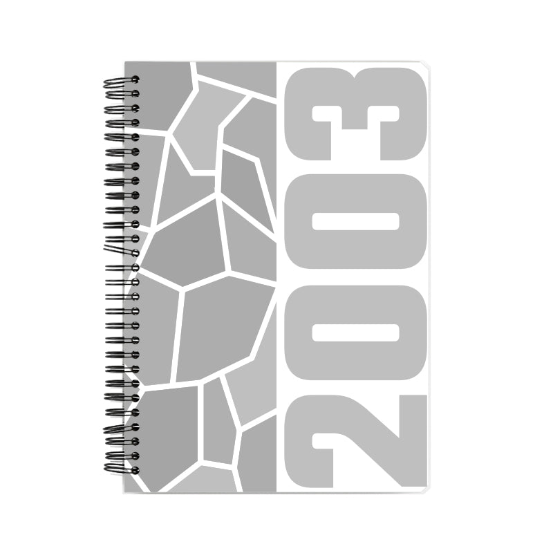 2003 Year Notebook (White)