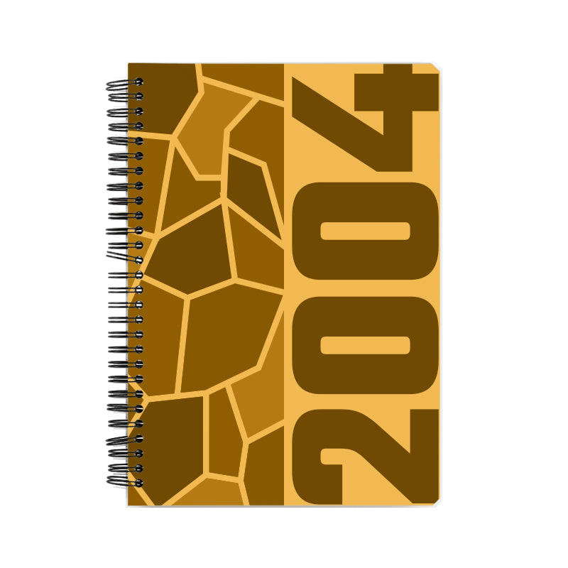 2004 Year Notebook (Golden Yellow)