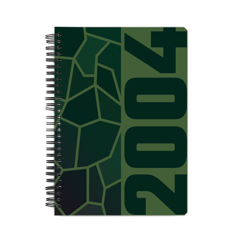 2004 Year Notebook (Olive Green)