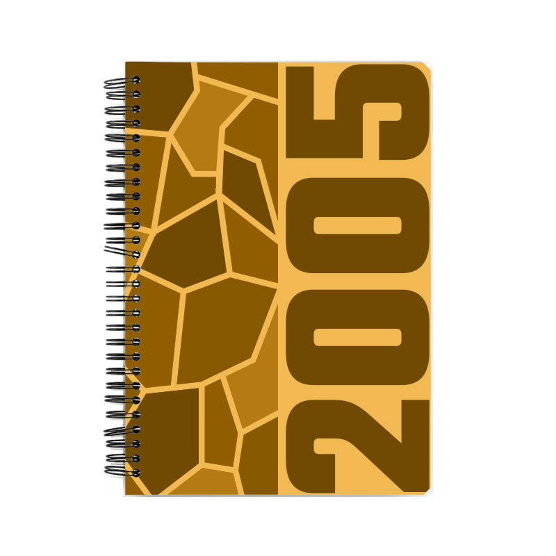 2005 Year Notebook (Golden Yellow)