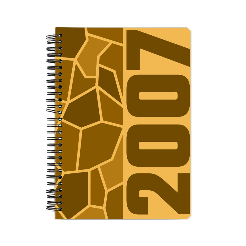 2007 Year Notebook (Golden Yellow)