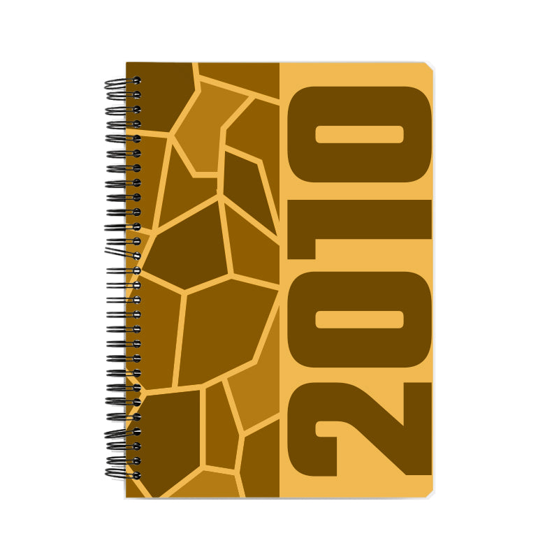 2010 Year Notebook (Golden Yellow)