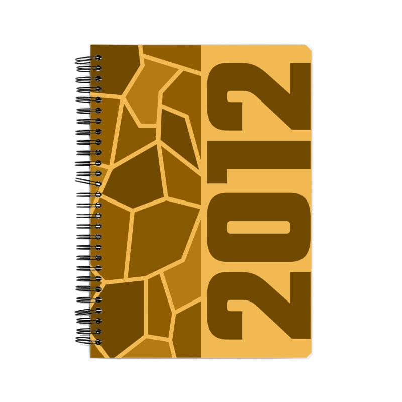 2012 Year Notebook (Golden Yellow)