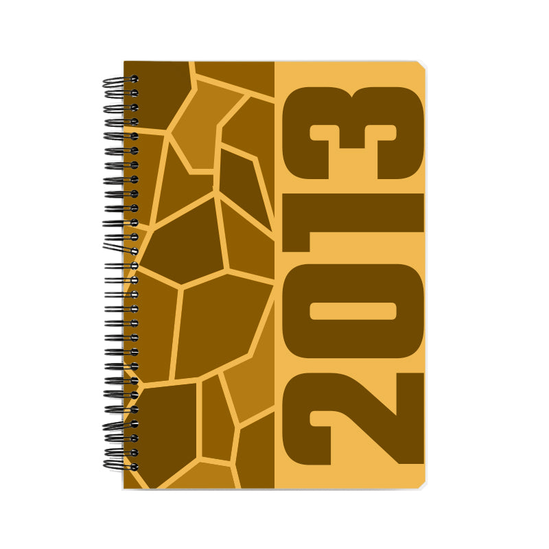 2013 Year Notebook (Golden Yellow)