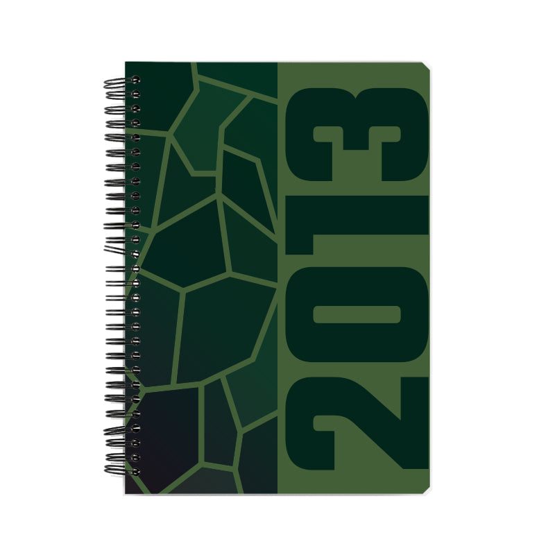 2013 Year Notebook (Olive Green)