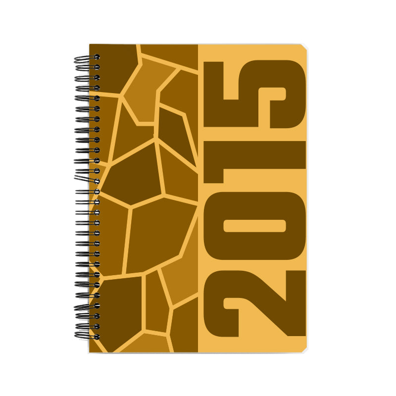 2015 Year Notebook (Golden Yellow)