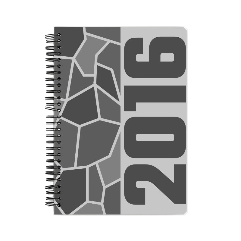2016 Year Notebook (Melange Grey)