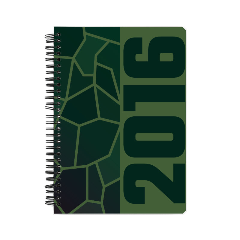 2016 Year Notebook (Olive Green)