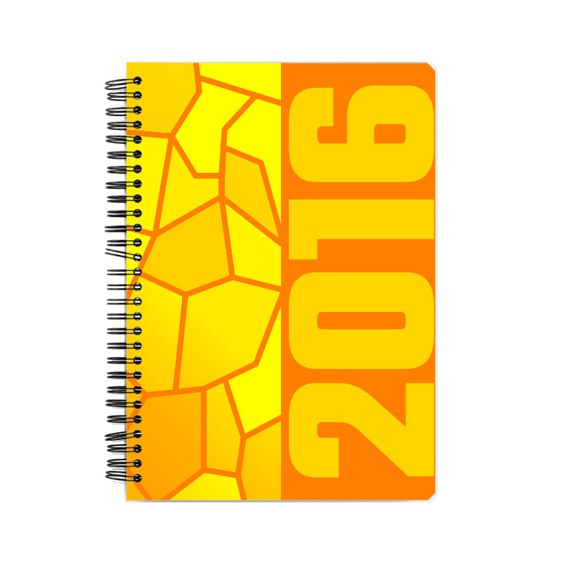 2016 Year Notebook (Orange)