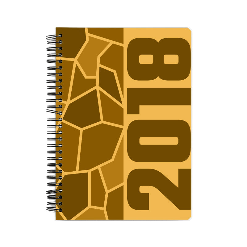 2018 Year Notebook (Golden Yellow)