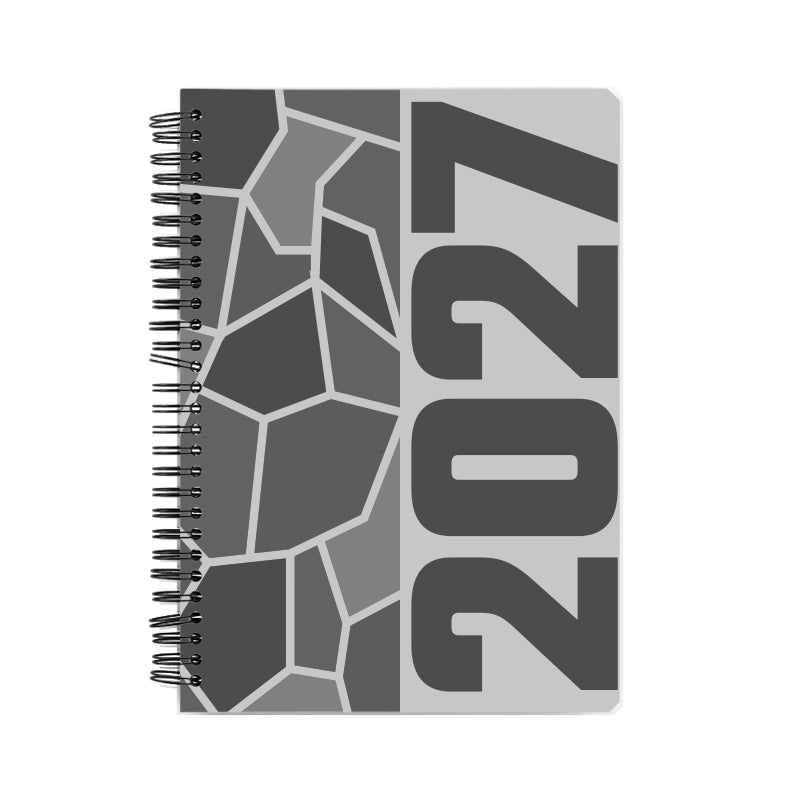 2027 Year Notebook (Melange Grey)
