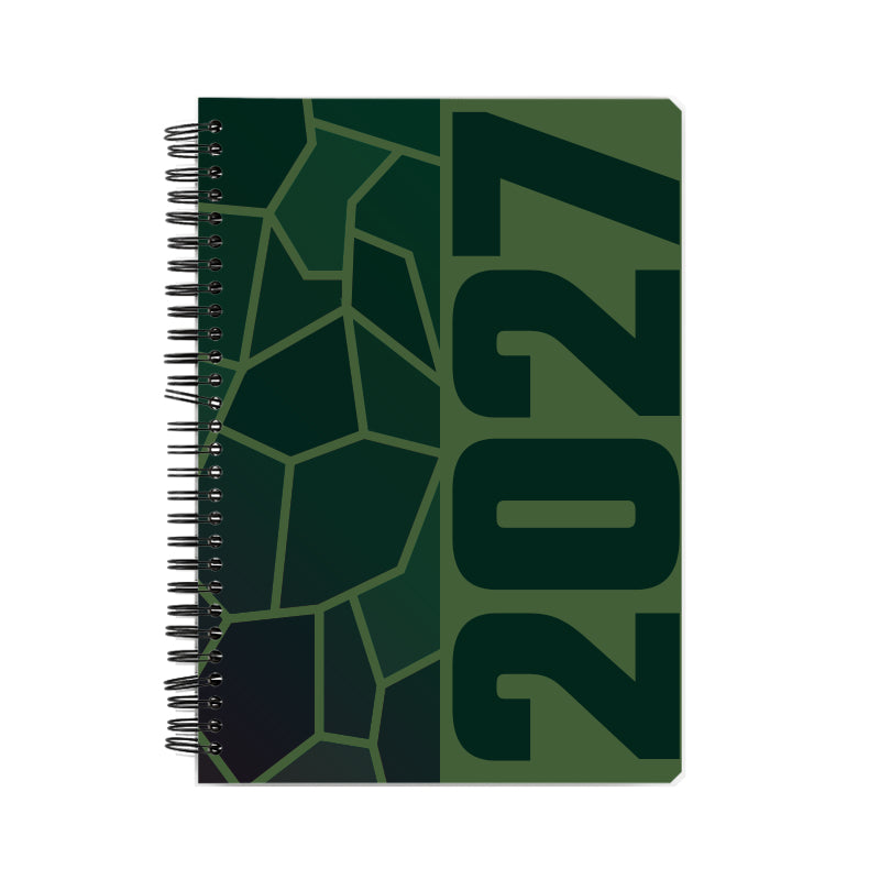 2027 Year Notebook (Olive Green)