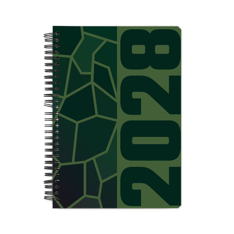 2028 Year Notebook (Olive Green)