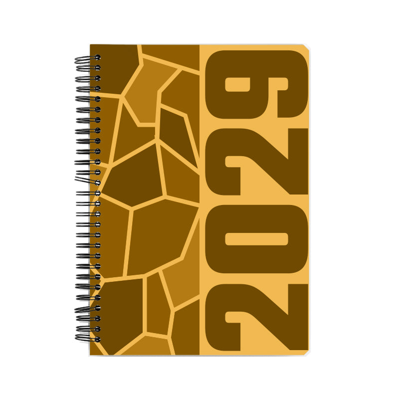 2029 Year Notebook (Golden Yellow)