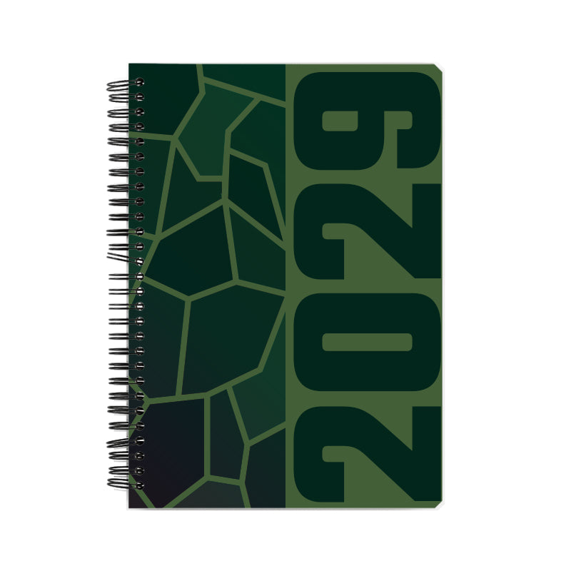 2029 Year Notebook (Olive Green)