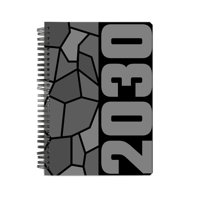 2030 Year Notebook (Black)