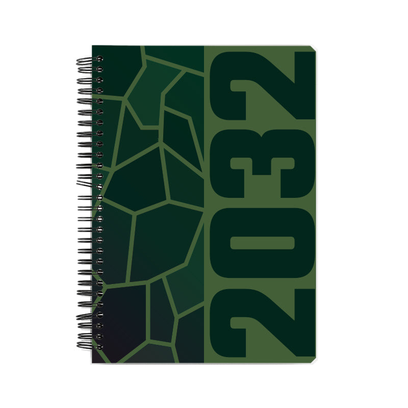 2032 Year Notebook (Olive Green)