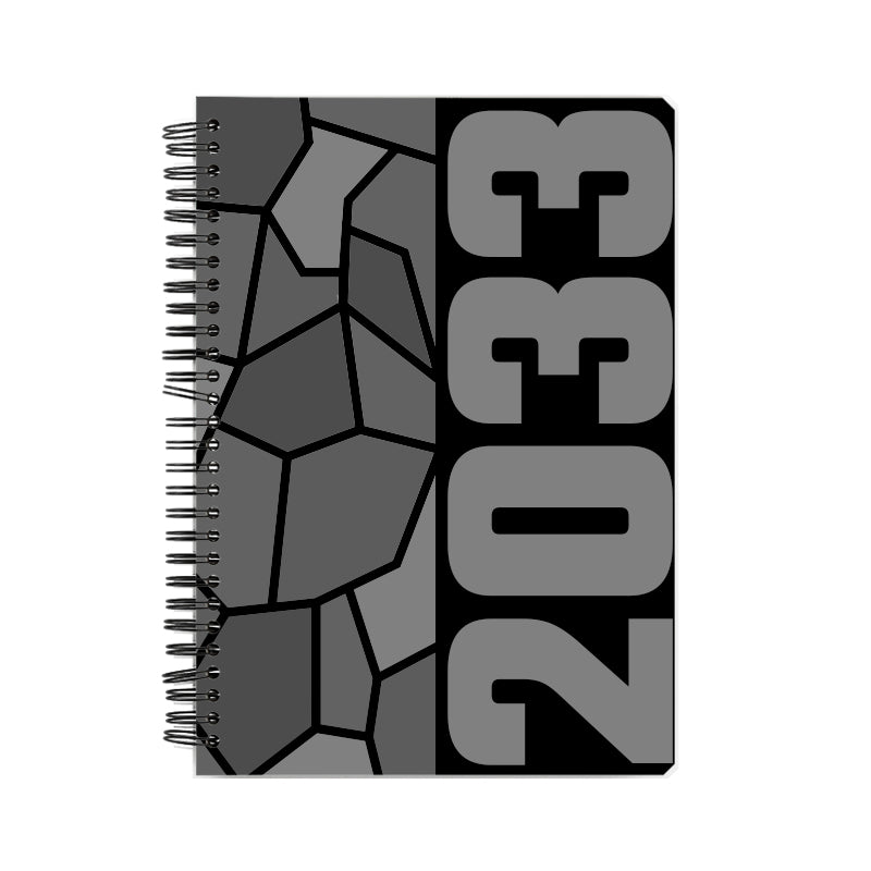 2033 Year Notebook (Black)
