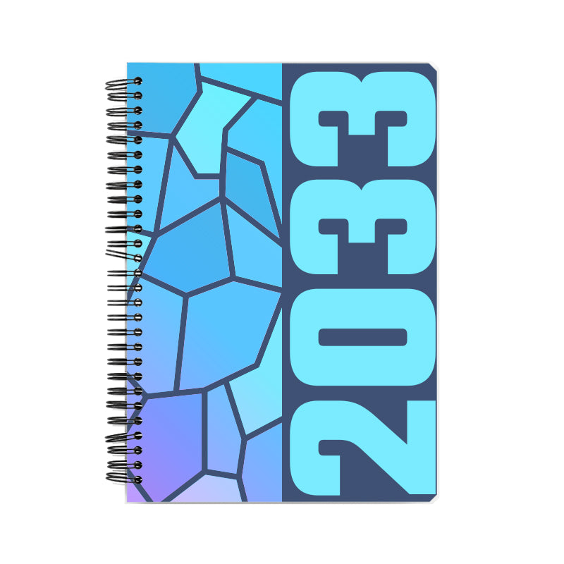 2033 Year Notebook (Navy Blue)