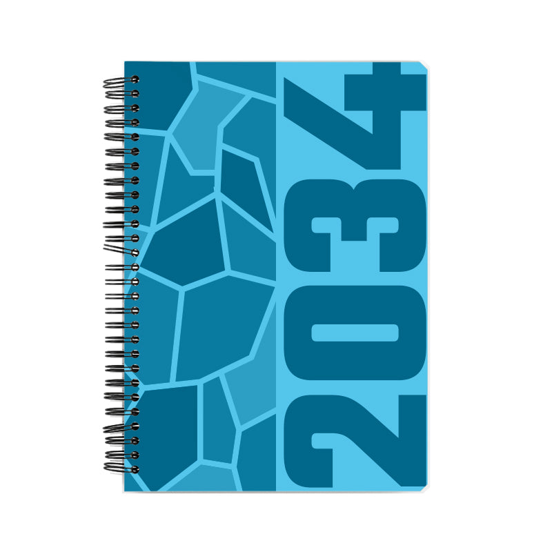 2034 Year Notebook (Sky Blue)
