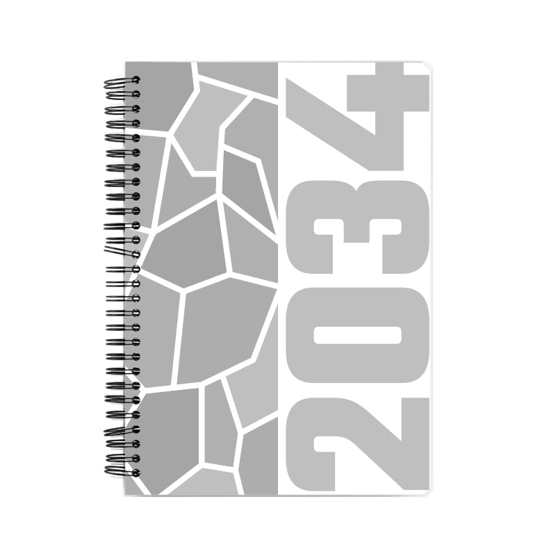 2034 Year Notebook (White)