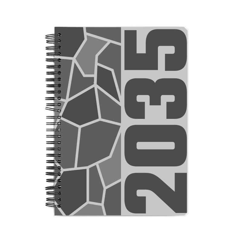 2035 Year Notebook (Melange Grey)