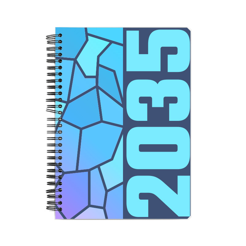2035 Year Notebook (Navy Blue)
