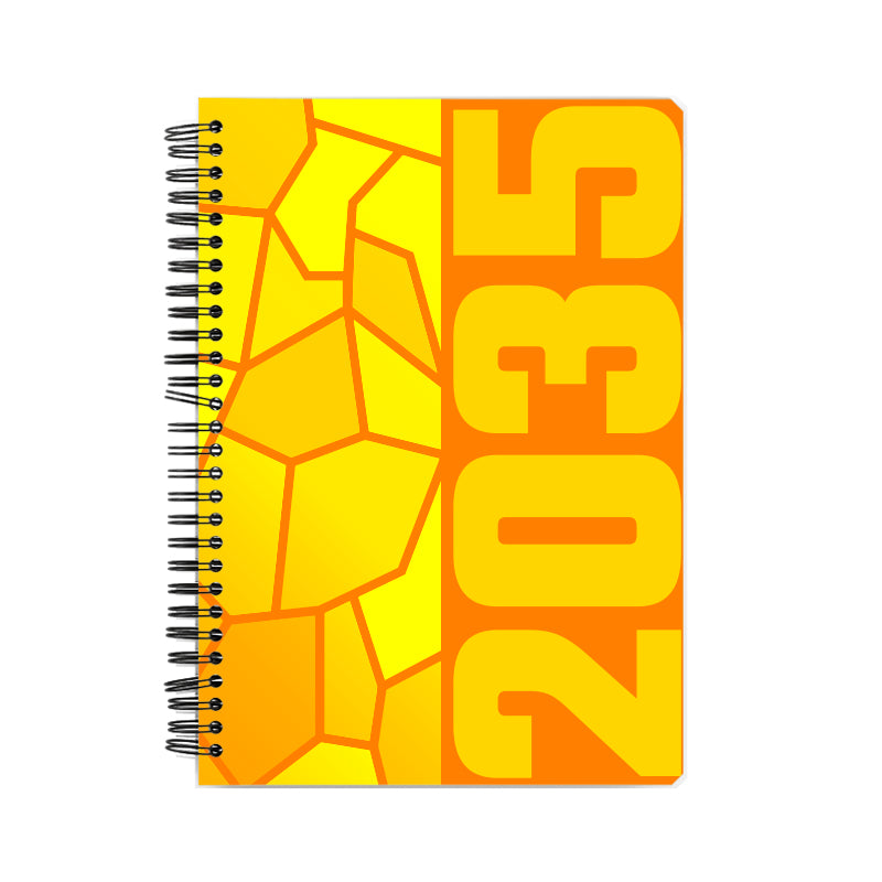 2035 Year Notebook (Orange)