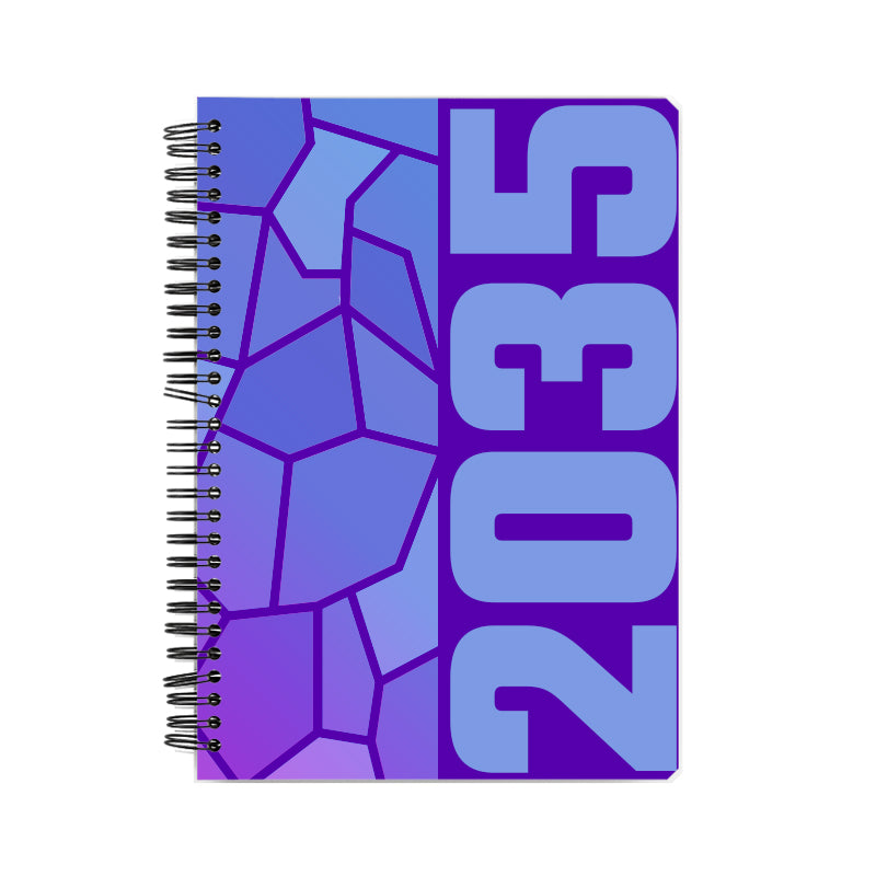 2035 Year Notebook (Purple)