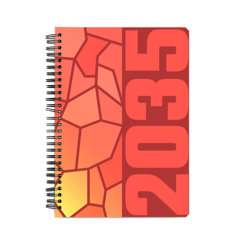 2035 Year Notebook (Red)