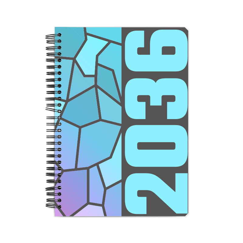 2036 Year Notebook (Charcoal Grey)