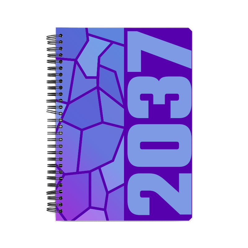 2037 Year Notebook (Purple)