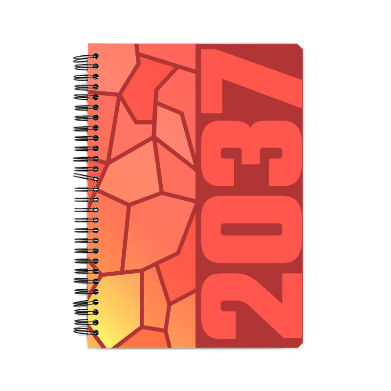 2037 Year Notebook (Red)