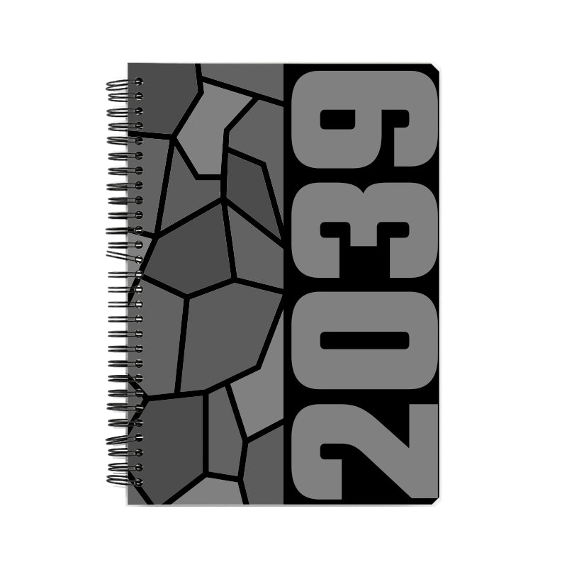 2039 Year Notebook (Black)