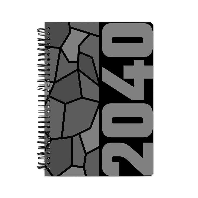 2040 Year Notebook (Black)