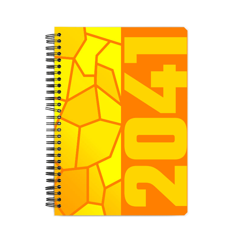 2041 Year Notebook (Orange)