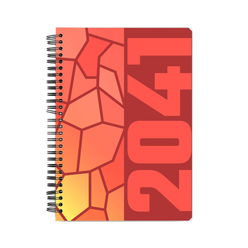 2041 Year Notebook (Red)