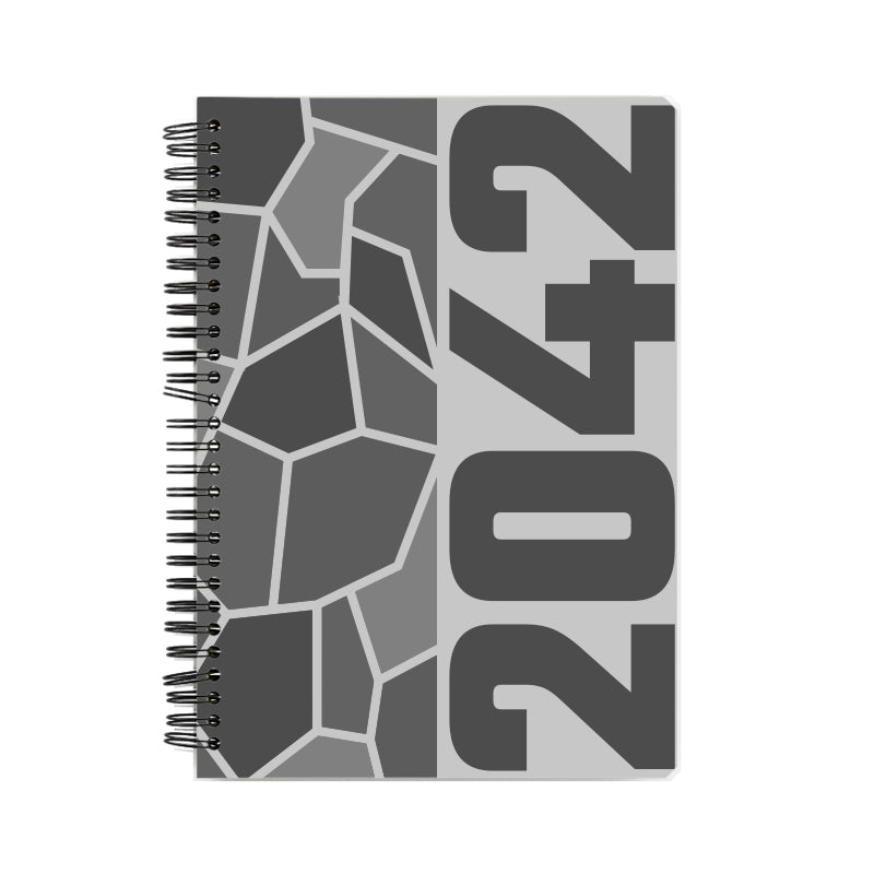 2042 Year Notebook (Melange Grey)
