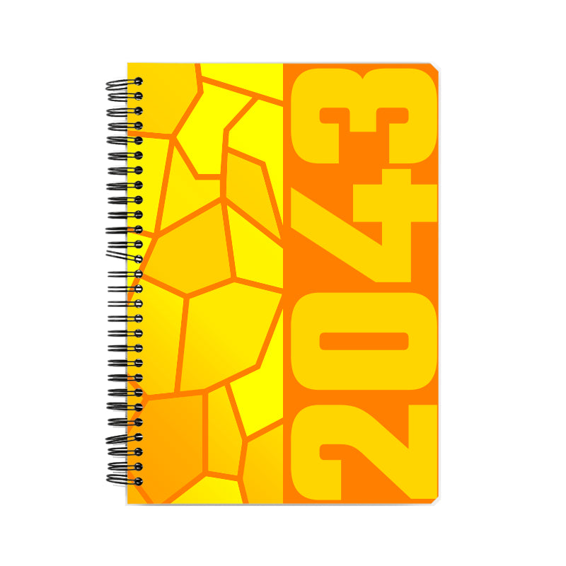 2043 Year Notebook (Orange)