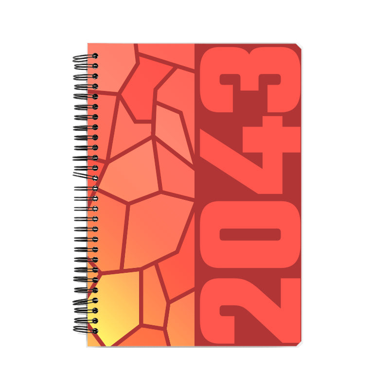 2043 Year Notebook (Red)